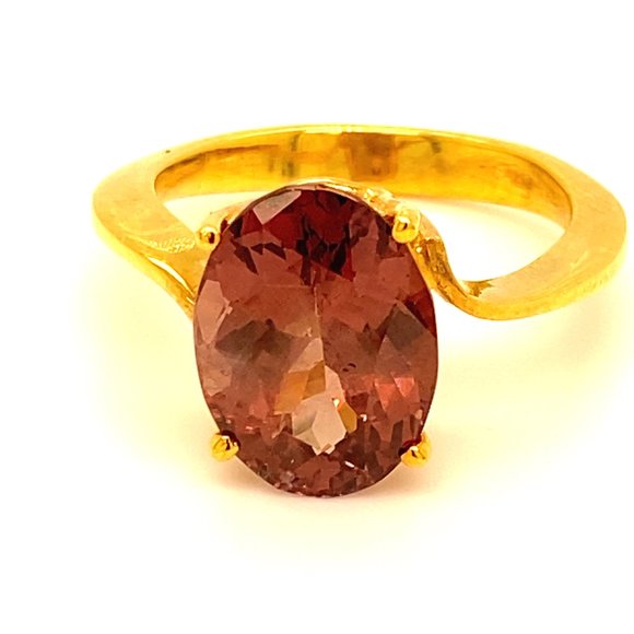 GIA Certified Color Change Garnet 6.67ct 18K Ring - Picture 3 of 8